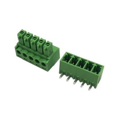 مجموعه 9 عددی ترمینال کشویی فونیکس 5 پین 3.81mm رایت سبز