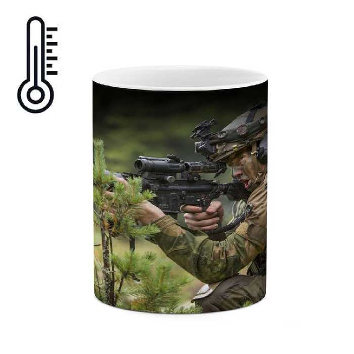 ماگ حرارتی کاکتی طرح تک تیرانداز مدل mgh15791