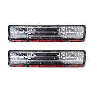 قاب پلاک خودرو مدل dan201 بسته دو عددی