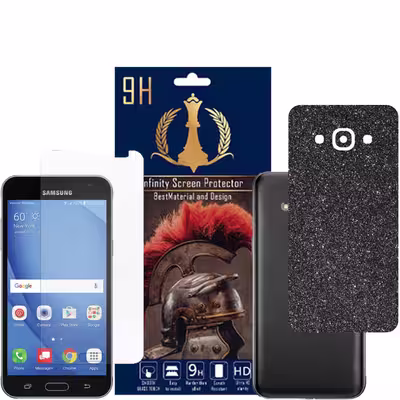 برچسب پوششی اینفینیتی مدل PRO MAX مناسب برای گوشی موبایل سامسونگ GALAXY J3 PRO به همراه محافظ صفحه نمایش
