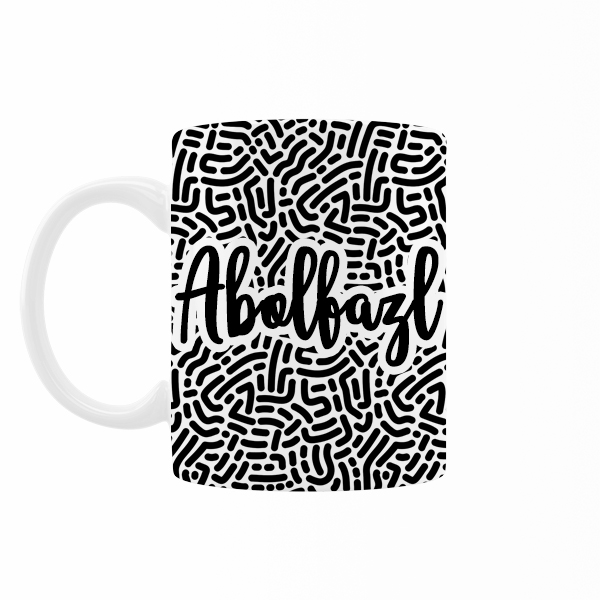 ماگ رژارت مدل اسم ابوالفضل