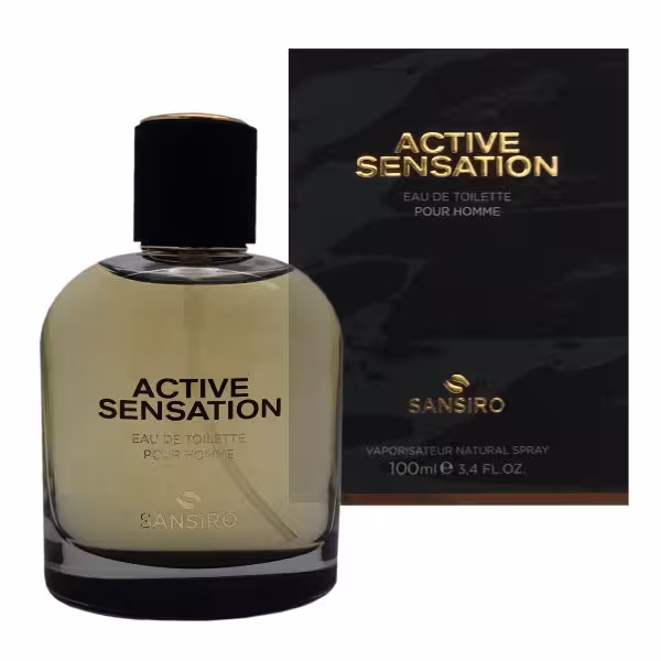 ادو تویلت مردانه سنسیرو مدل Active sensation حجم 100 میلی لیتر