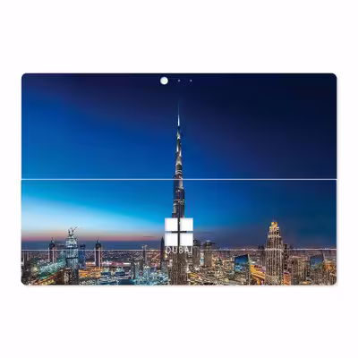 برچسب پوششی ماهوت مدل Dubai City مناسب برای تبلت مایکروسافت Surface Pro 4 2015