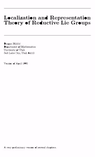 خرید و دانلود نسخه کامل کتاب Localization and Representation Theory of Reductuive Lie Groups