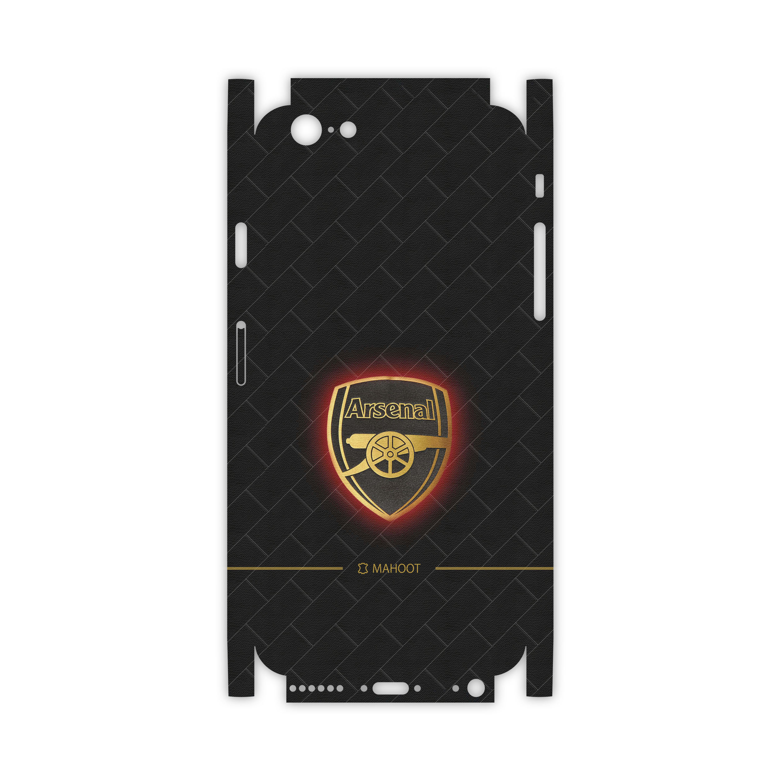 برچسب پوششی ماهوت مدل Arsenal-FC-FullSkin مناسب برای گوشی موبایل اپل iPhone 6S