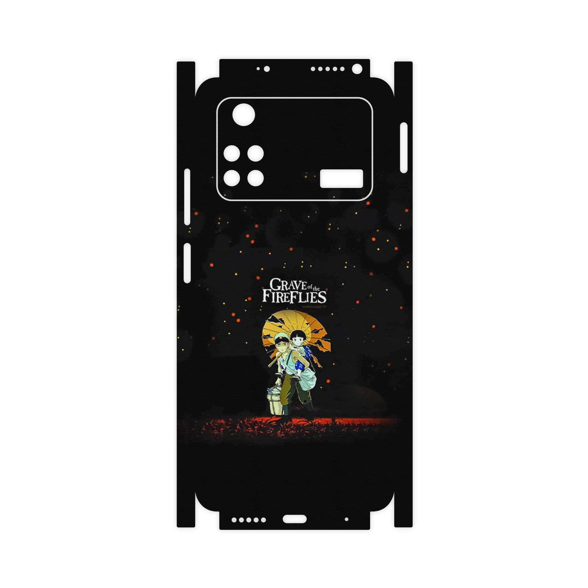 برچسب پوششی ماهوت مدل Grave of the Fireflies-FullSkin مناسب برای گوشی موبایل شیائومی Poco M4 Pro 4G