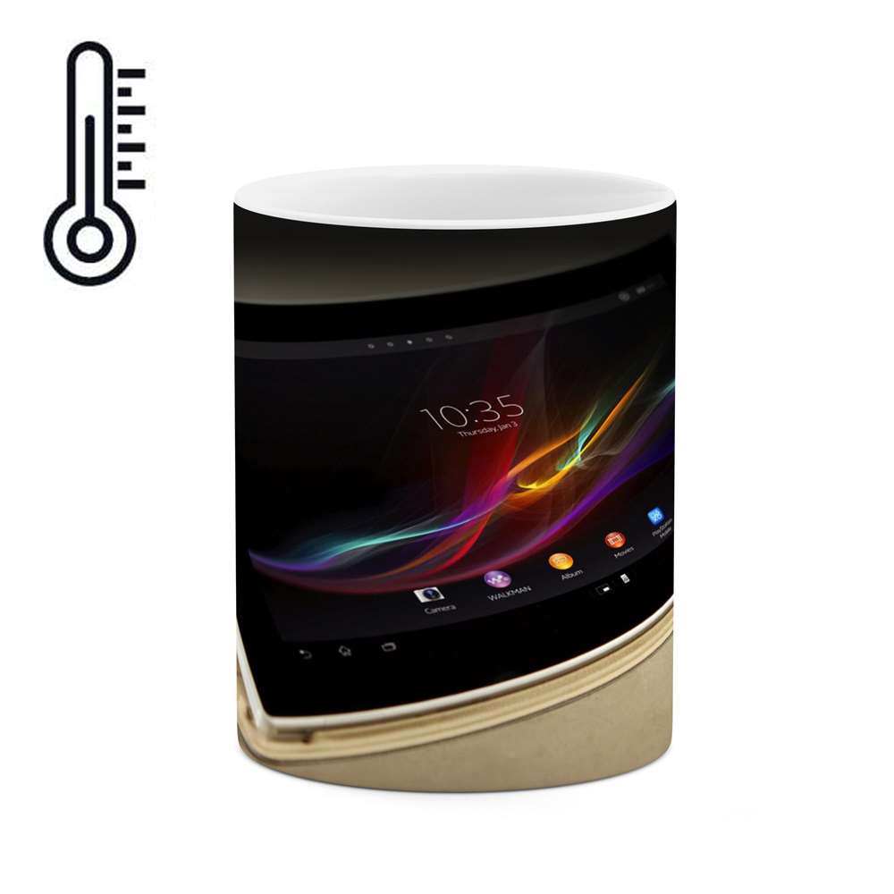 ماگ حرارتی کاکتی طرح تبلت مدل mgh12805