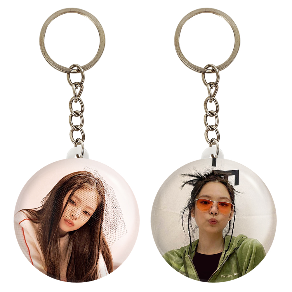 جاکلیدی خندالو مدل جنی بلک پینک کد 1407314078 مجموعه 2 عددی