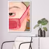 تابلو فورنیمو مدل پرتره ایلوستریشن مدرن و مینیمال کد 021W