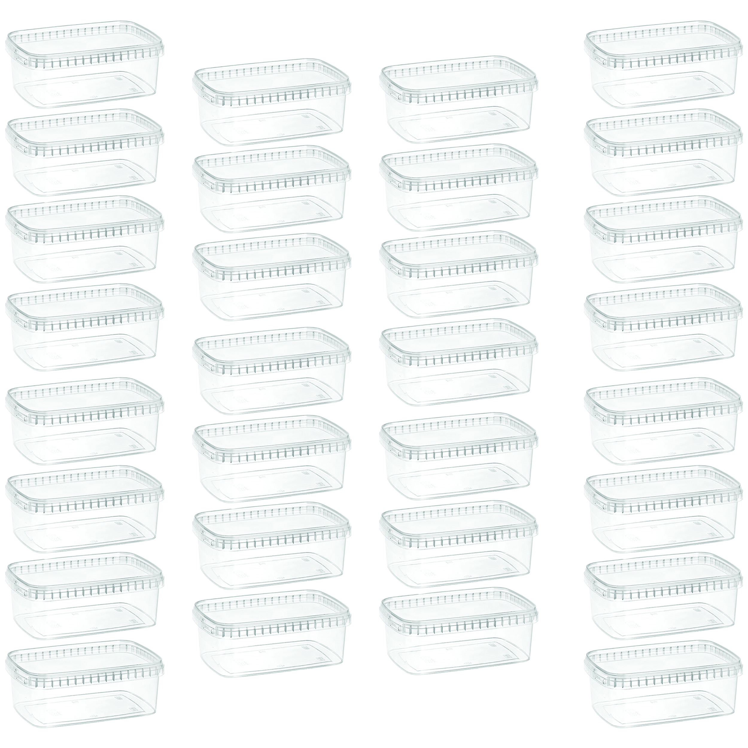 ظرف نگهدارنده طب پلاستیک مدل 1000C بسته 30 عددی 