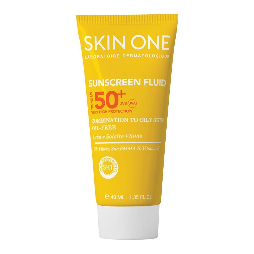 فلوئید ضد آفتاب SPF50 فاقد چربی اسکین وان {مناسب پوست مختلط تا چرب} 40ml