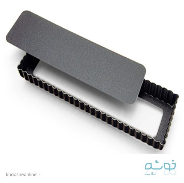 قالب تفلون تارت مستطیل کف جدا 11*35 سانت