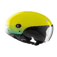 کلاه کاسکت موتورسیکلت چند رنگ HAND HALF WALMET GREEN اورجینال Tucano Urbano