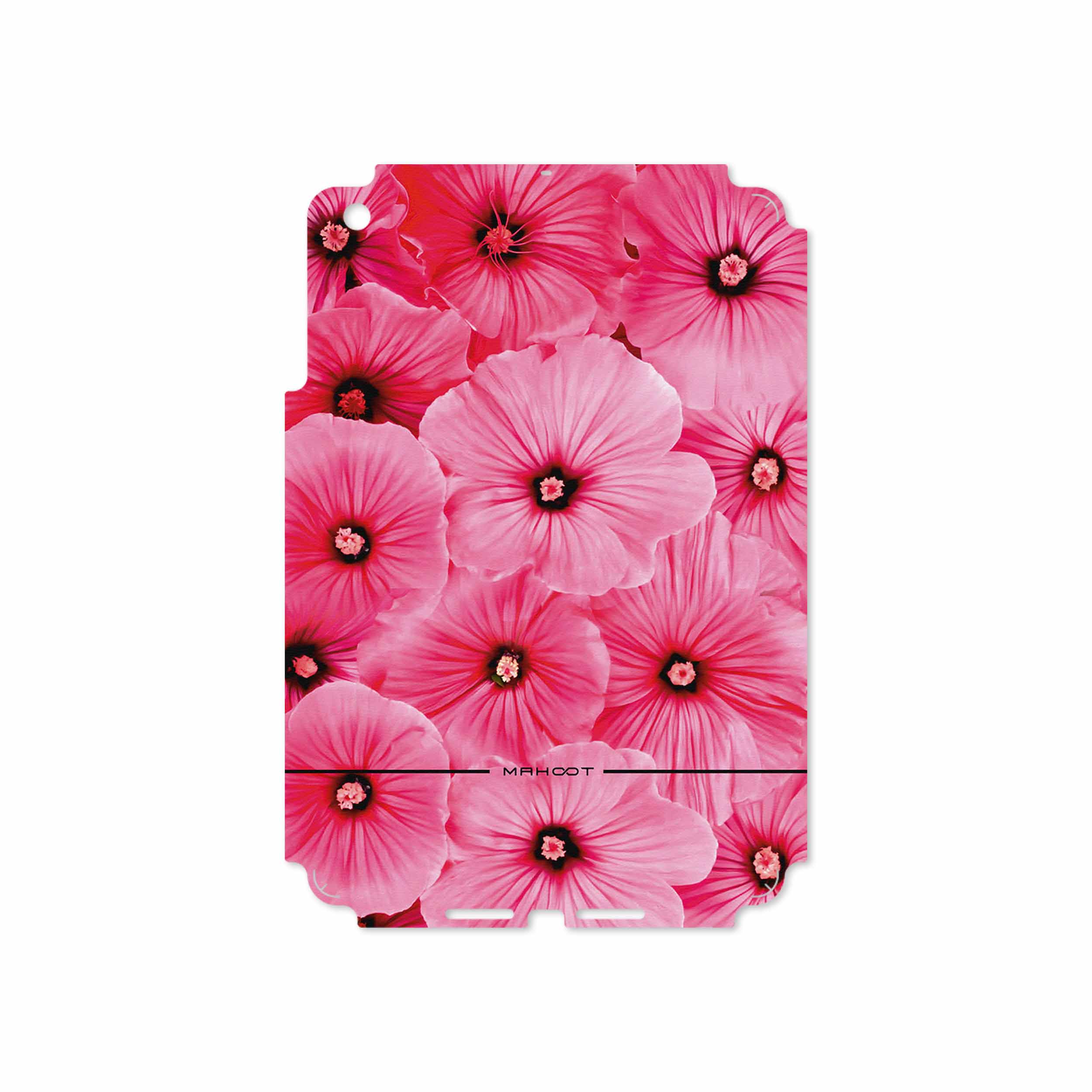 برچسب پوششی ماهوت مدل Pink-Flower مناسب برای تبلت اپل iPad mini 2012 A1432