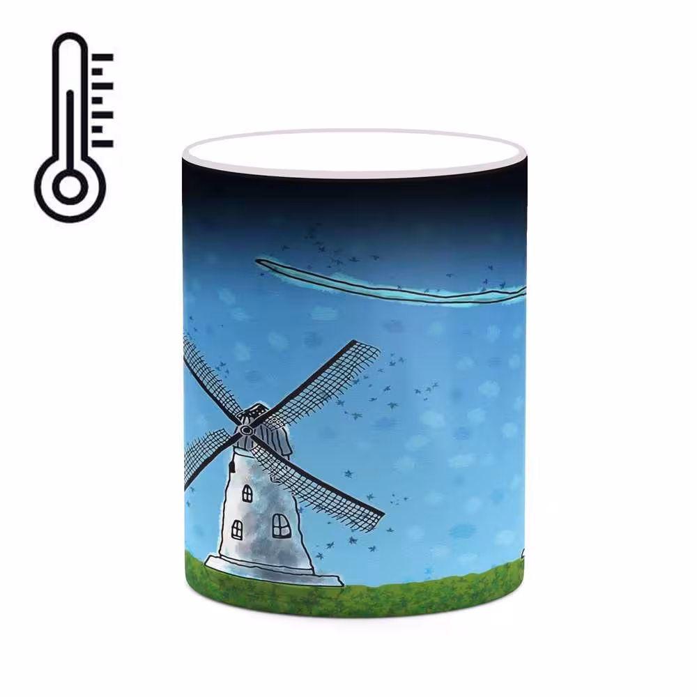 ماگ حرارتی کاکتی طرح فانتزی مدل mgh19030