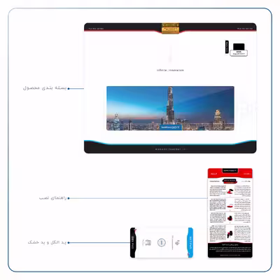 برچسب پوششی ماهوت مدل Dubai City مناسب برای تبلت ایسوس Zenpad 3S 10 2017 Z500KL