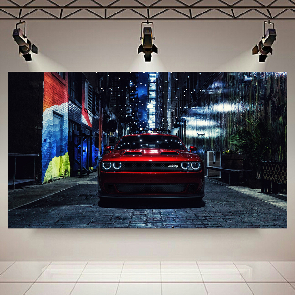 تابلو بوم طرح ماشین مدل دوج Challenger کد AR5630