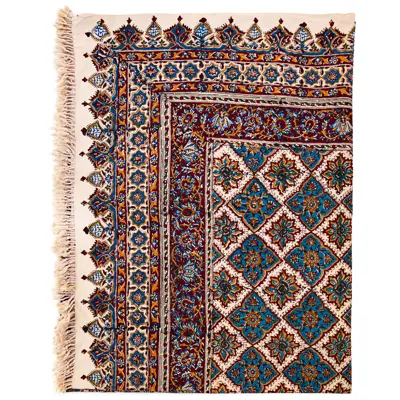 روتختي قلمكار عطريان طرح خشتي مدل G281