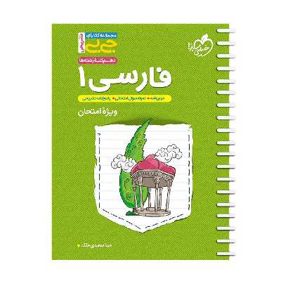 کتاب تشریحی فارسی دهم اثر مینا سعیدی ملک انتشارات خیلی سبز