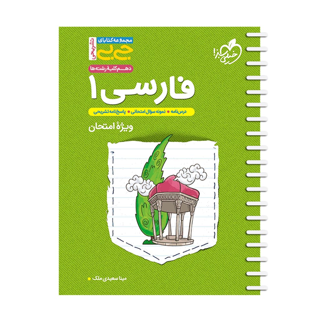 کتاب تشریحی فارسی دهم اثر مینا سعیدی ملک انتشارات خیلی سبز