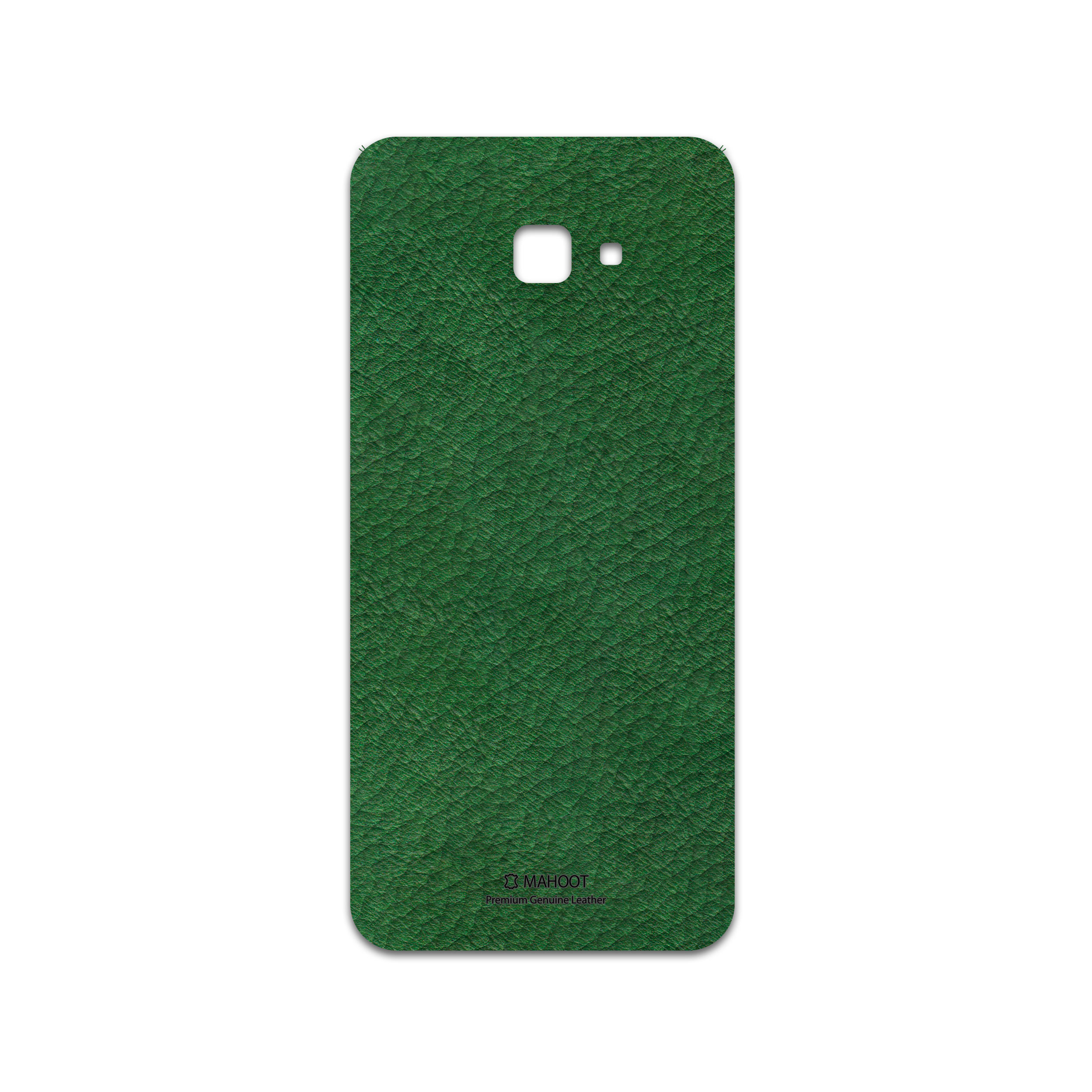 برچسب پوششی ماهوت مدل Green-Leather مناسب برای گوشی موبایل سامسونگ Galaxy J4 Core