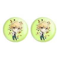 پیکسل خندالو مدل پسر گربه ای کد 3471 به همراه مگنت