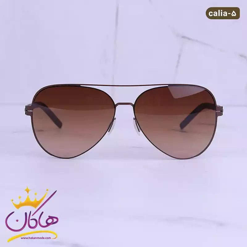 عینک آفتابی مردانه آیس برلین خلبانی قهوه ای ic berlin cilia