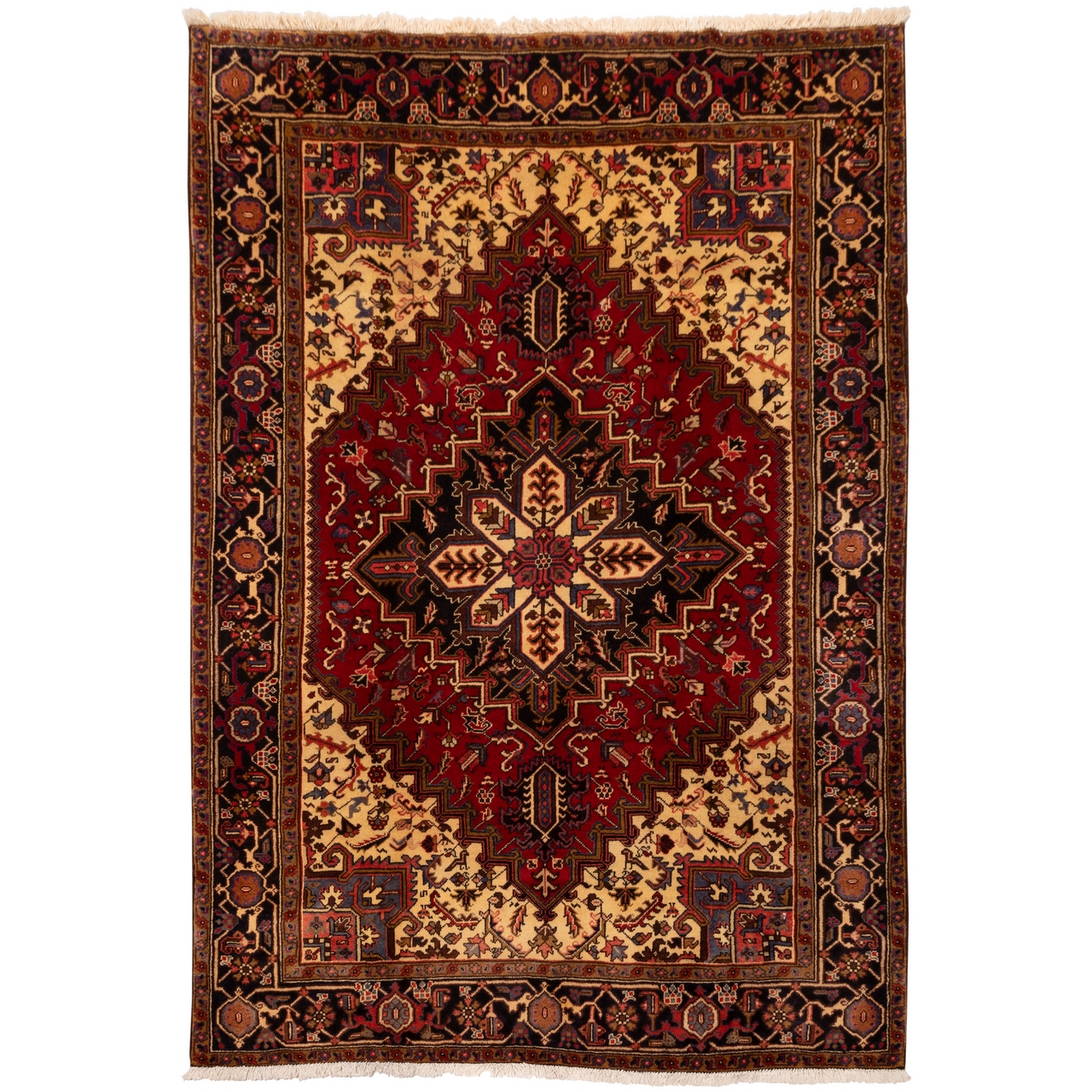 فرش قدیمی دستباف شش متری سی پرشیا کد 123130