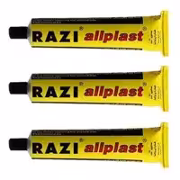 چسب همه کاره رازی مدل allplast 2022 حجم 100 میلی لیتر بسته 3 عددی