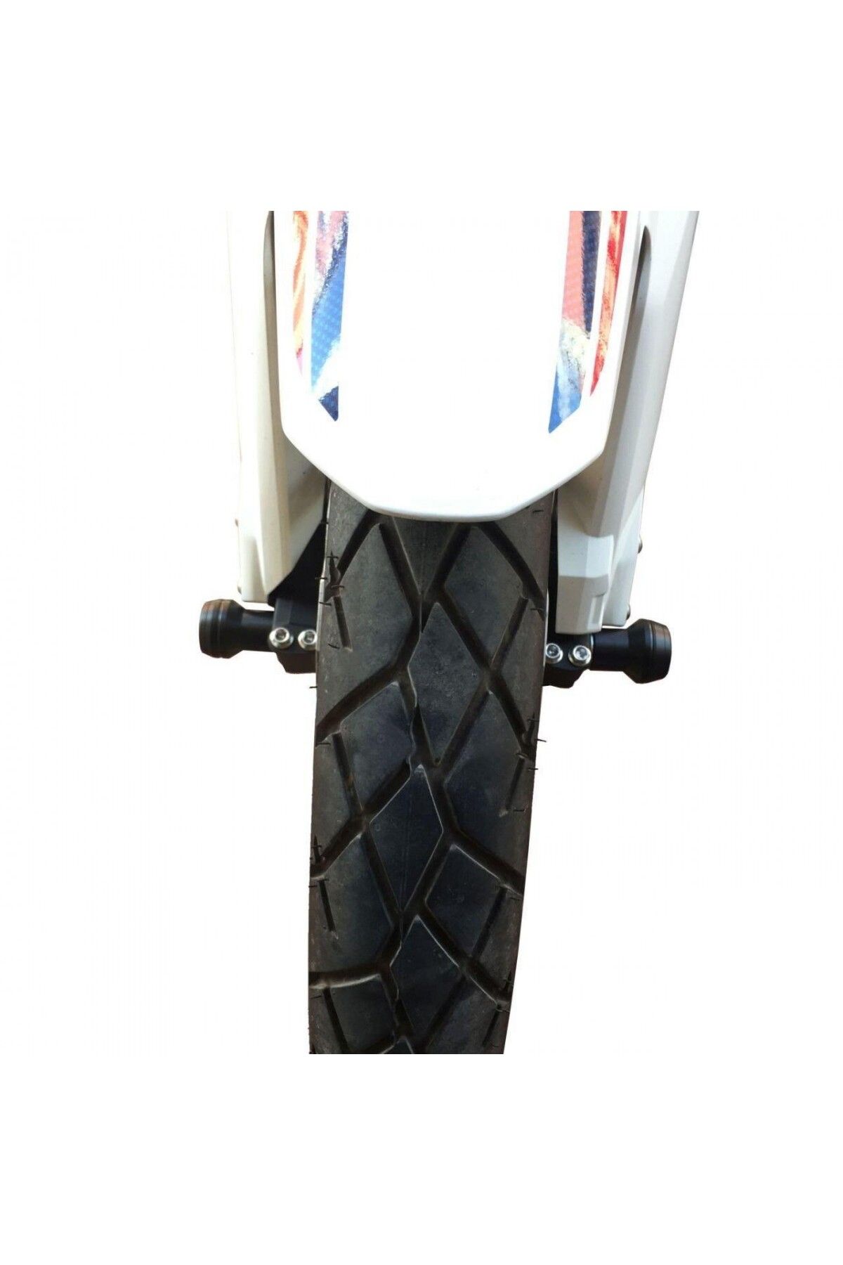 محصولات ضروری موتورسیکلت مشکی GP کامپوزیت هوندا آفریقا TWIN CRF1000L CRF1100L L1 L2 L4 2016 2023 مجموعه گوه محافظت از محور سازگار GP KOMPOZİT