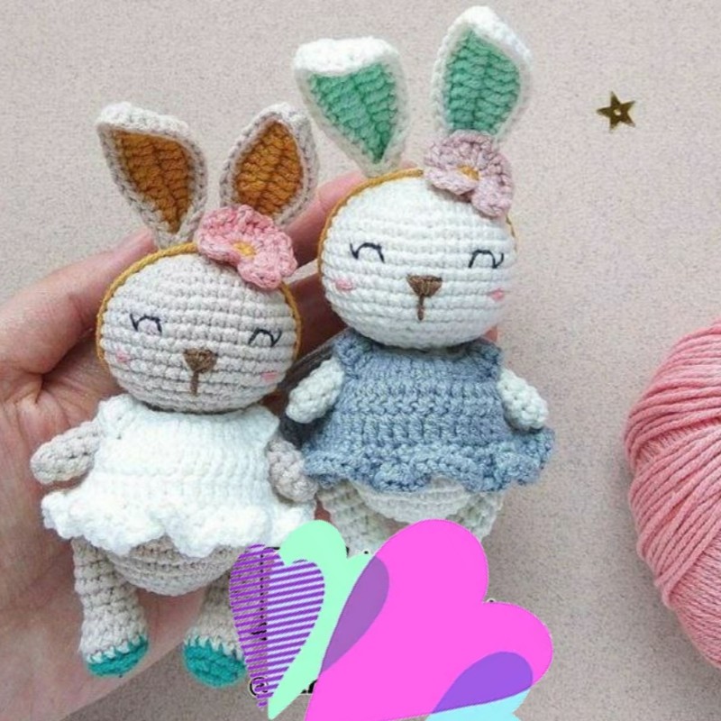 خرگوش کوچولو بافتنی