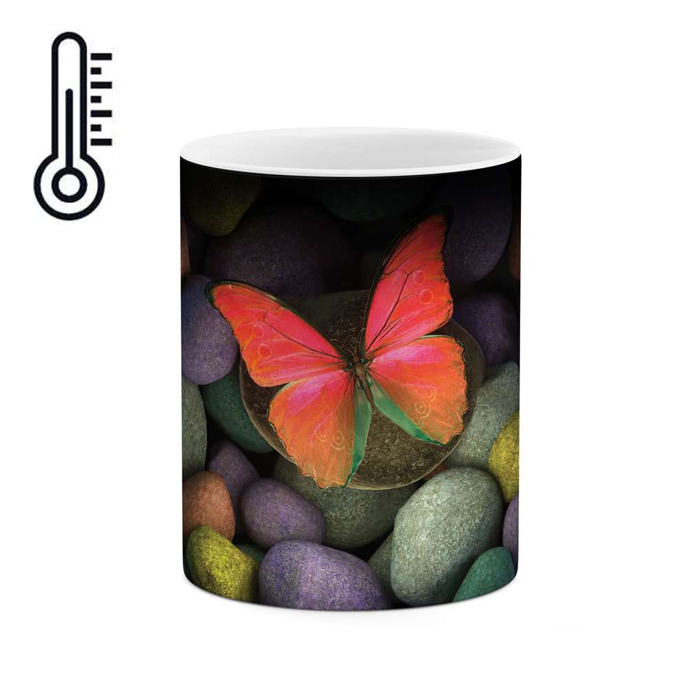 ماگ حرارتی طرح پروانه مدل mgp00566