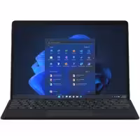 تبلت مایکروسافت مدل Surface Pro 8-i7 ظرفیت 256 گیگابایت و رم 16 گیگابایت به همراه کیبورد Black Type Cover