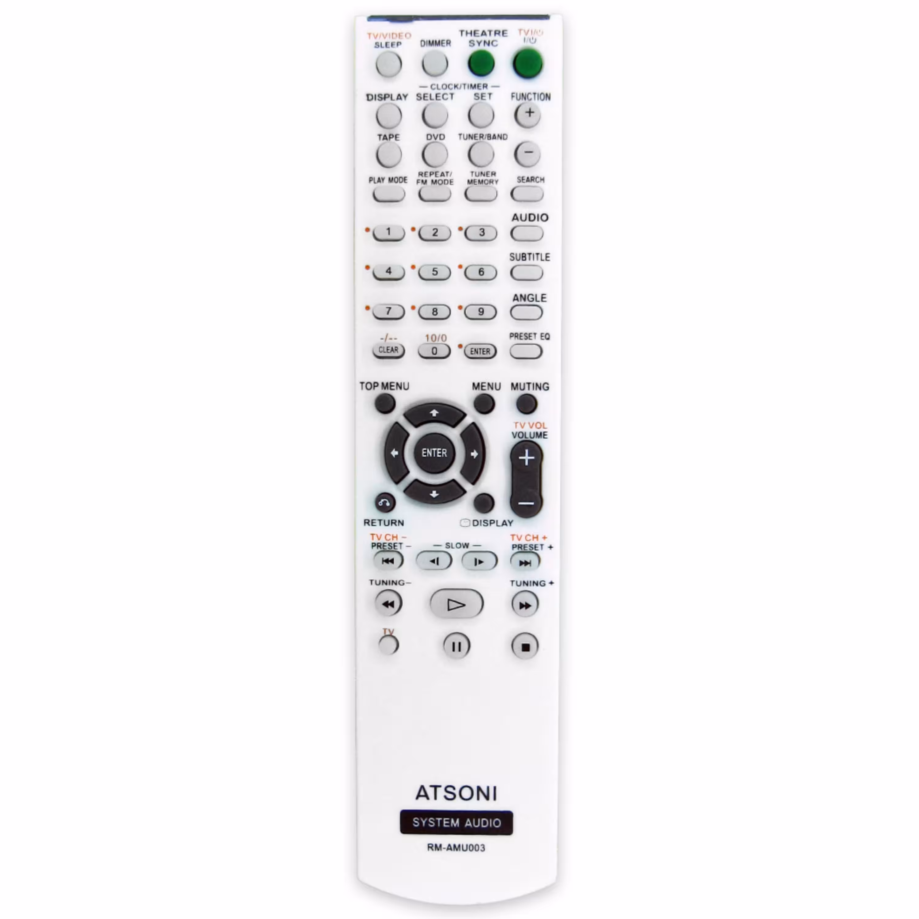 کنترل دی وی دی ضبطی سونی SONY  DVD مدل RM-AMU003