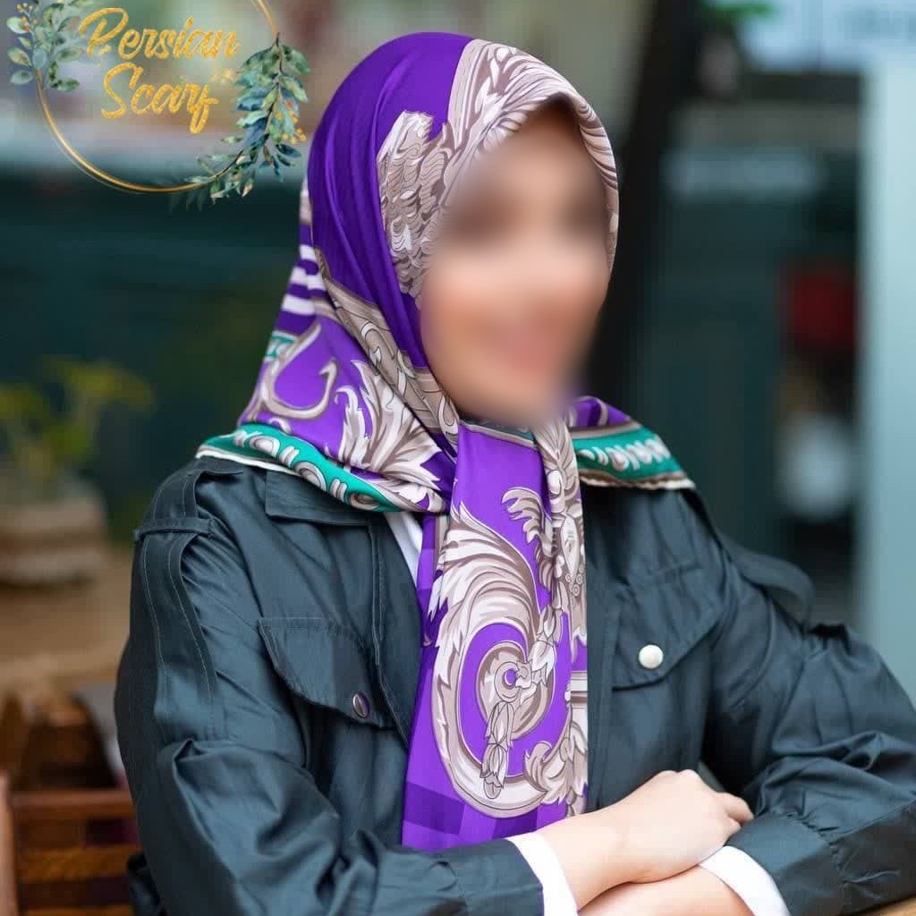 روسری ابریشم توییل قواره 140