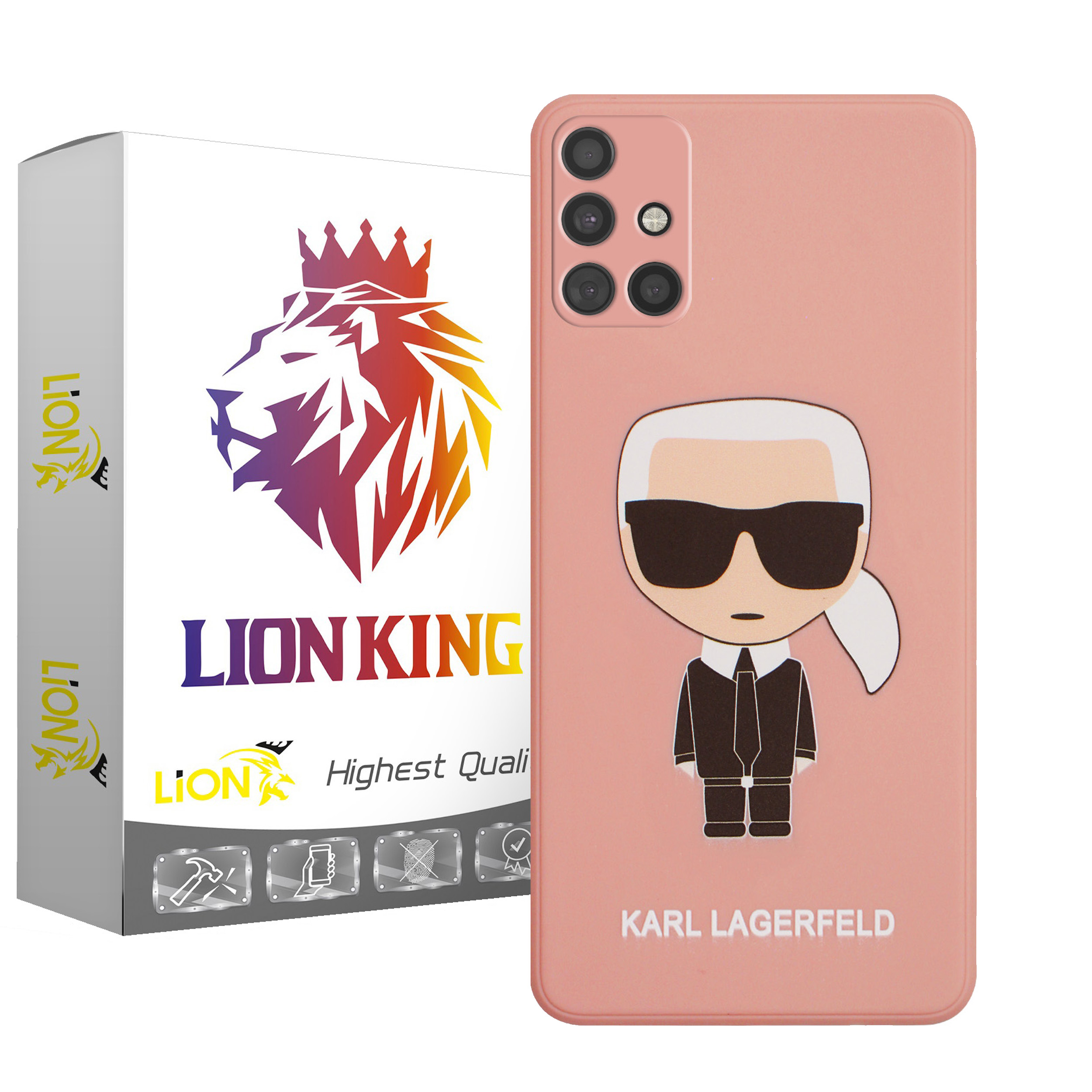  کاور لاین کینگ مدل SLKARELMAN مناسب برای گوشی موبایل سامسونگ Galaxy A71