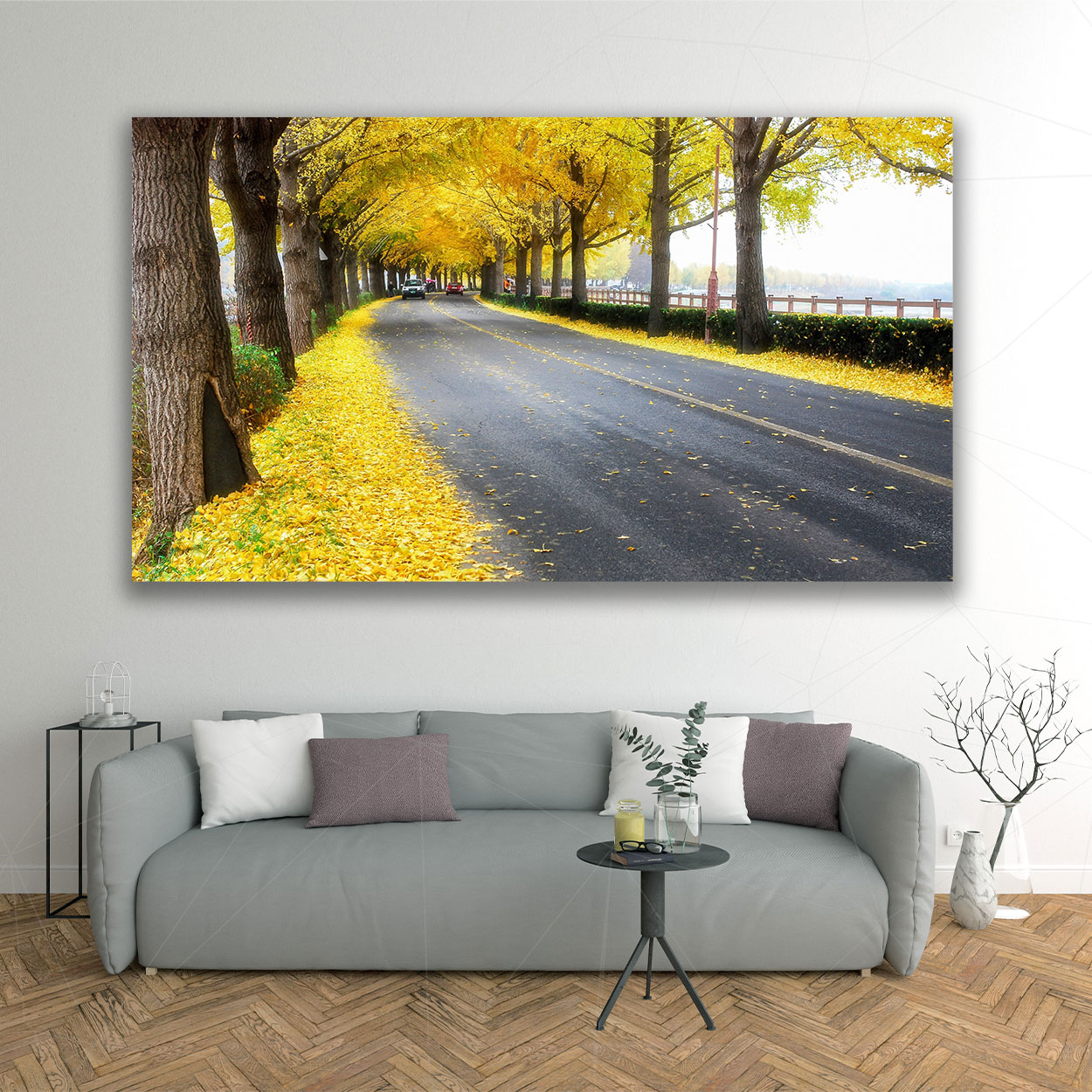 تابلو شاسی طرح پاییز جاده کد 96