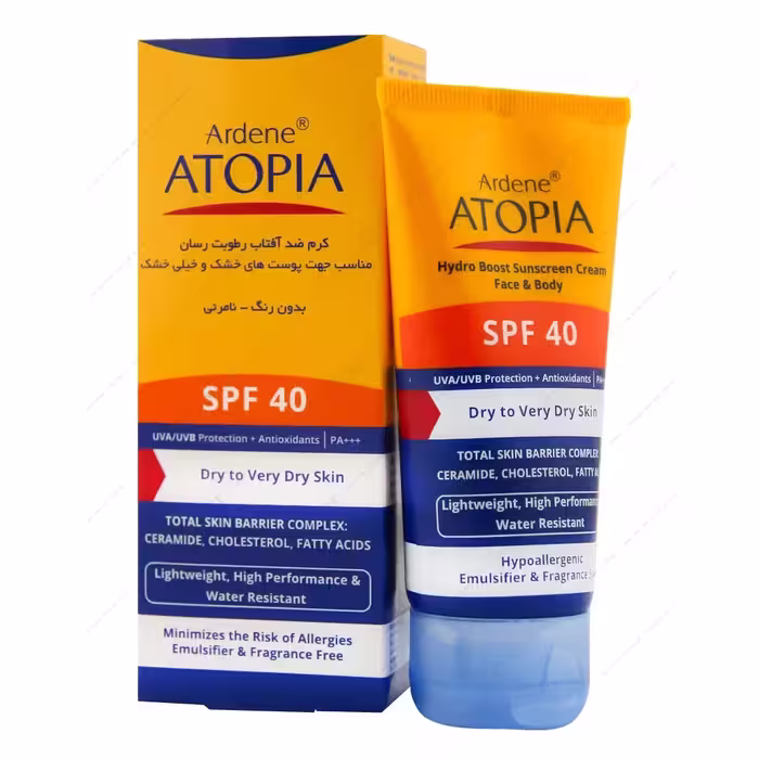 کرم ضد آفتاب اتوپیا آردن پوست خشک، ضد آفتاب SPF40 اتوپیا آردن