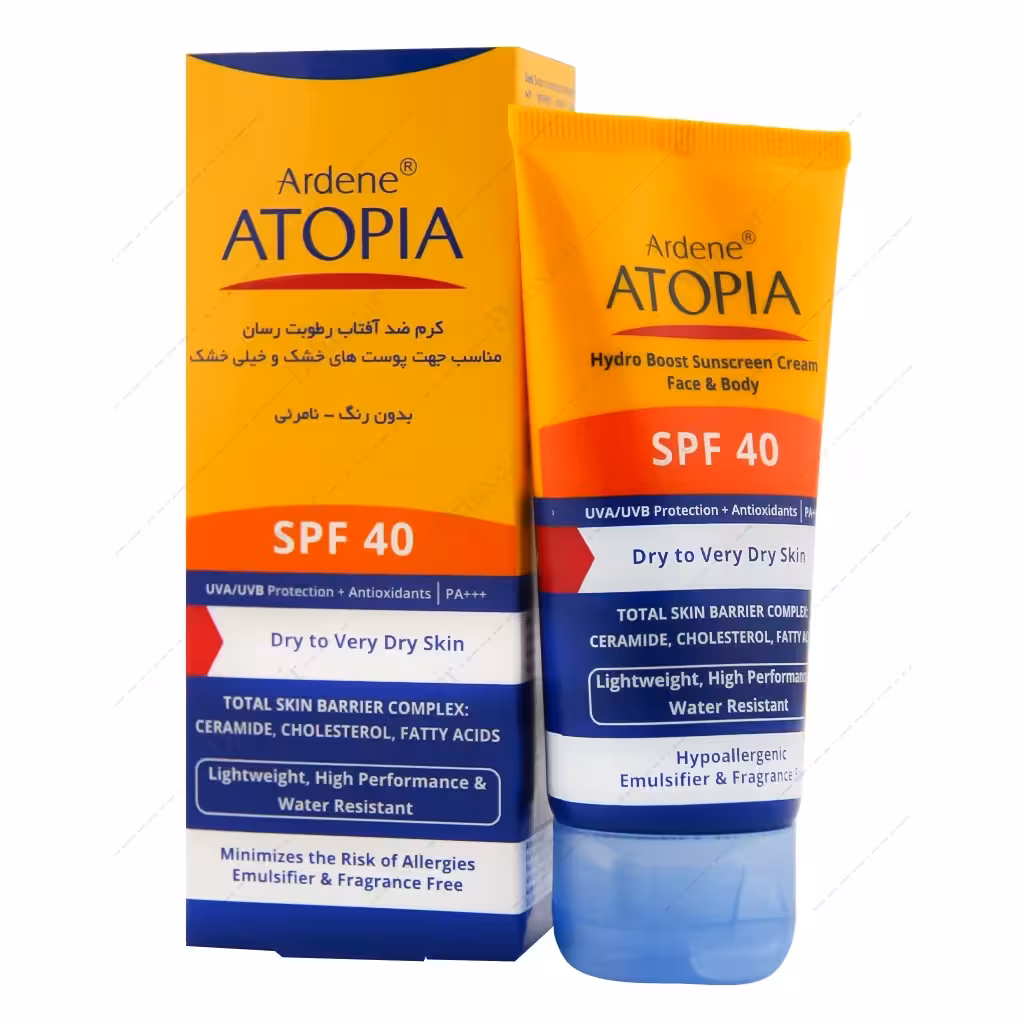 کرم ضد آفتاب اتوپیا آردن پوست خشک، ضد آفتاب SPF40 اتوپیا آردن