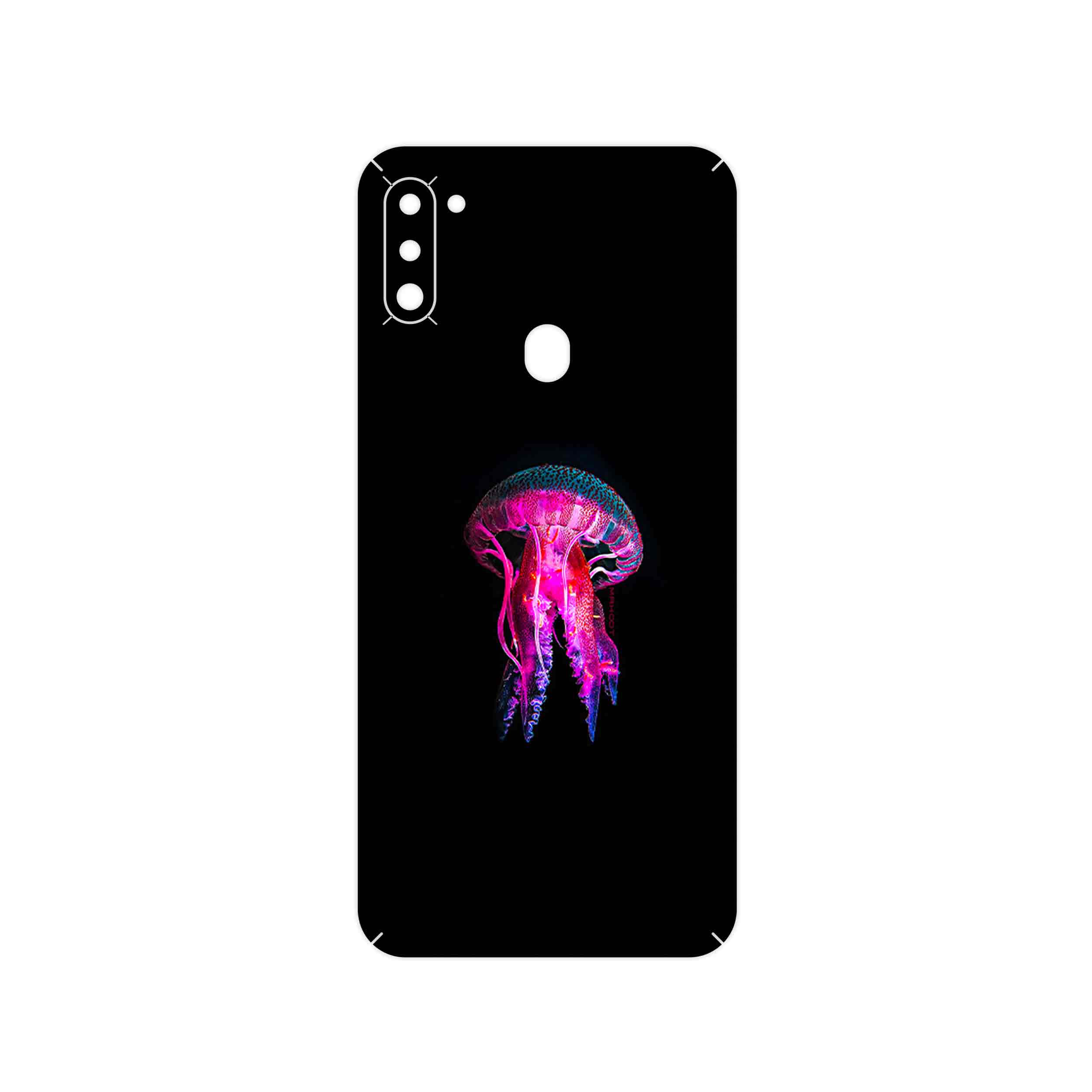برچسب پوششی ماهوت مدل jellyfish مناسب برای گوشی موبایل سامسونگ Galaxy A11