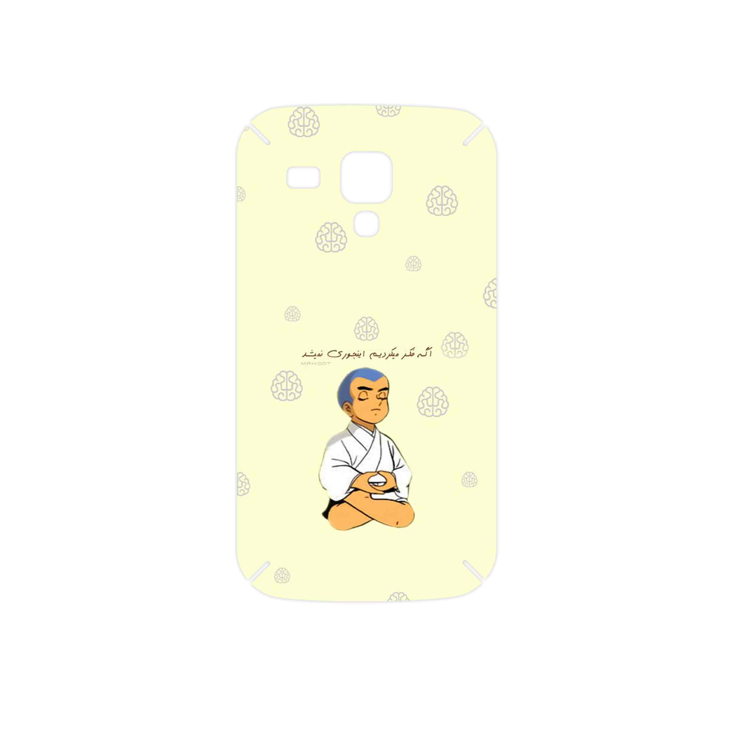 برچسب پوششی ماهوت مدل Ikkyu-san مناسب برای گوشی موبایل سامسونگ Galaxy S Duos GT S7562