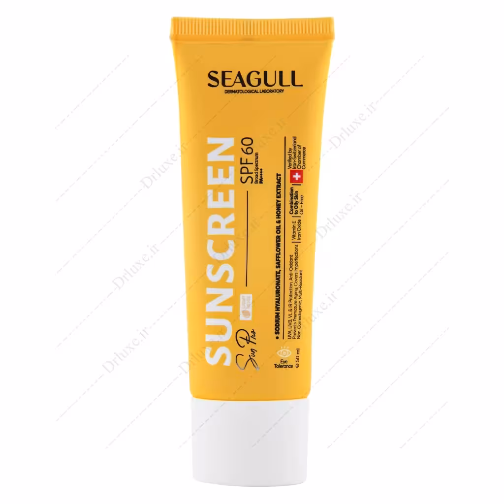 کرم ضد آفتاب رنگی SPF60 پوست مختلط تا چرب سی گل