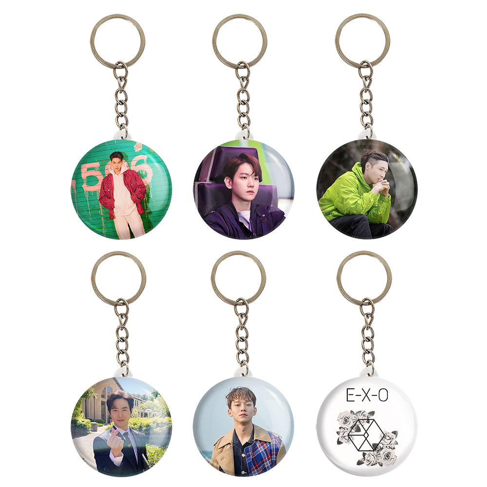 جاکلیدی خندالو مدل گروه اکسو EXO کد 903A مجموعه 6 عددی