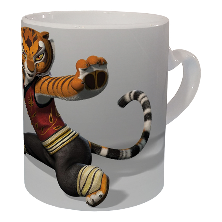 ماگ مدل دسته قلبی طرح پاندا کنگ فو کار کد 41