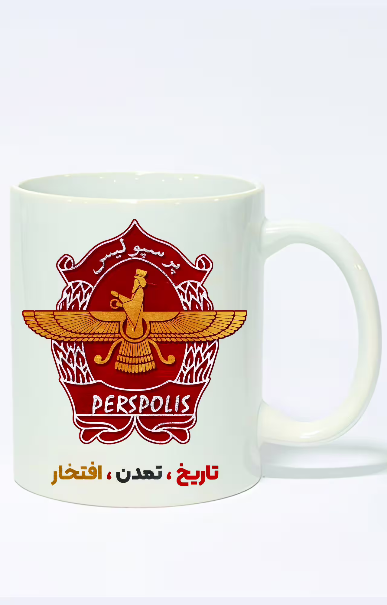 ماگ ساده طرح پرسپولیس کد 3477