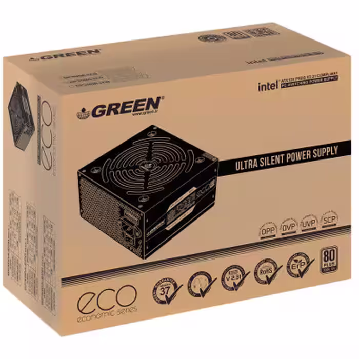 منبع تغذیه مدل GP450A-ECO گرین Green