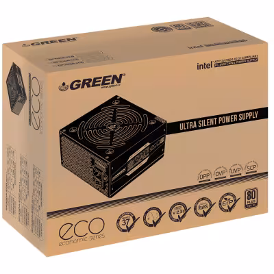 منبع تغذیه مدل GP450A-ECO گرین Green