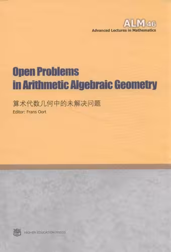 خرید و دانلود نسخه کامل کتاب Open Problems in Arithmetic Algebraic Geometry