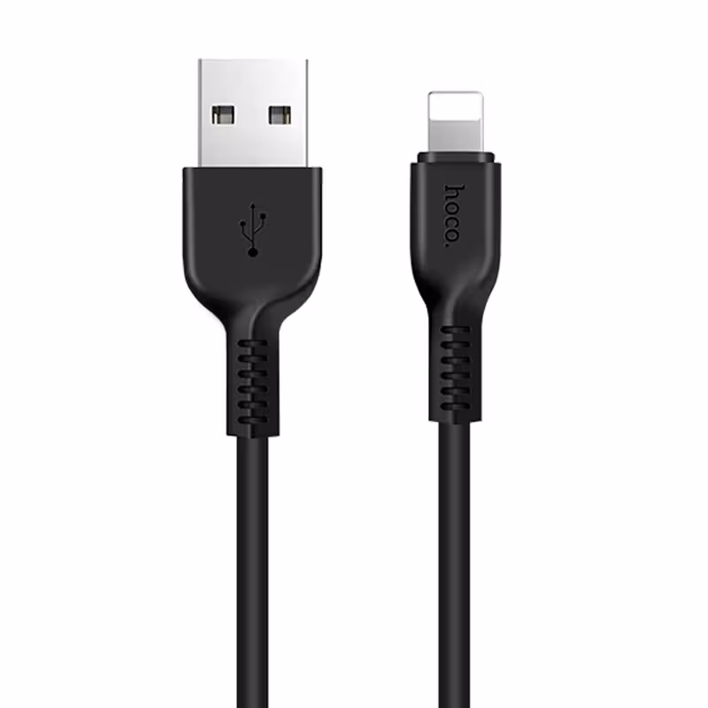 کابل شارژ USB به Lightning به طول 1 متر 2.4A از برند هوکو مدل Hoco X13 (100% اورجینال)