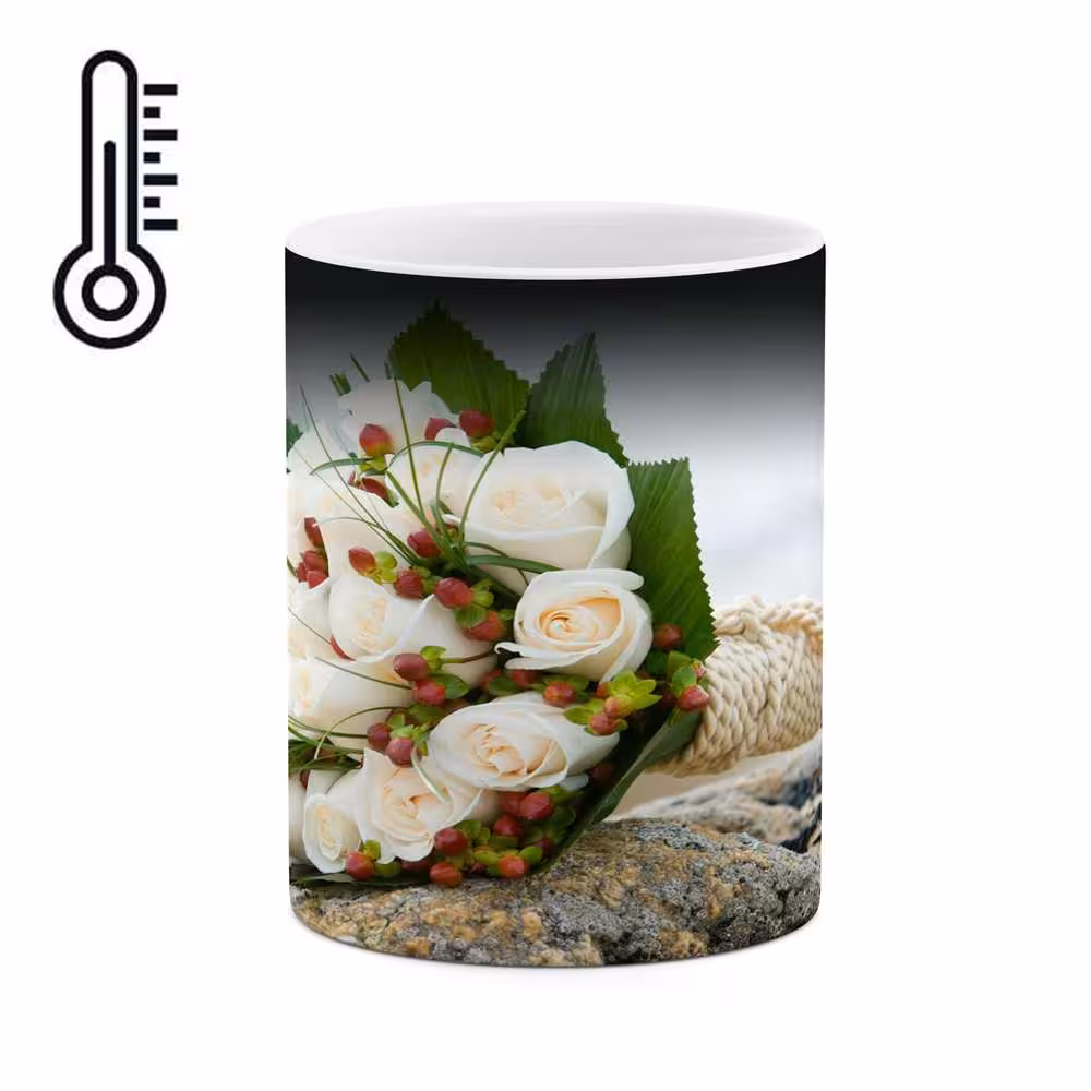 ماگ حرارتی کاکتی طرح دسته گل مدل mgh15736